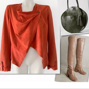 Vakko Jackets & Coats - VAKKO NEW YORK SUEDE LEATHER RUNWAY JACKET SZ L Vakko Jackets & Coats - VAKKO NEW YORK SUEDE LEATHER RUNWAY JACKET SZ L